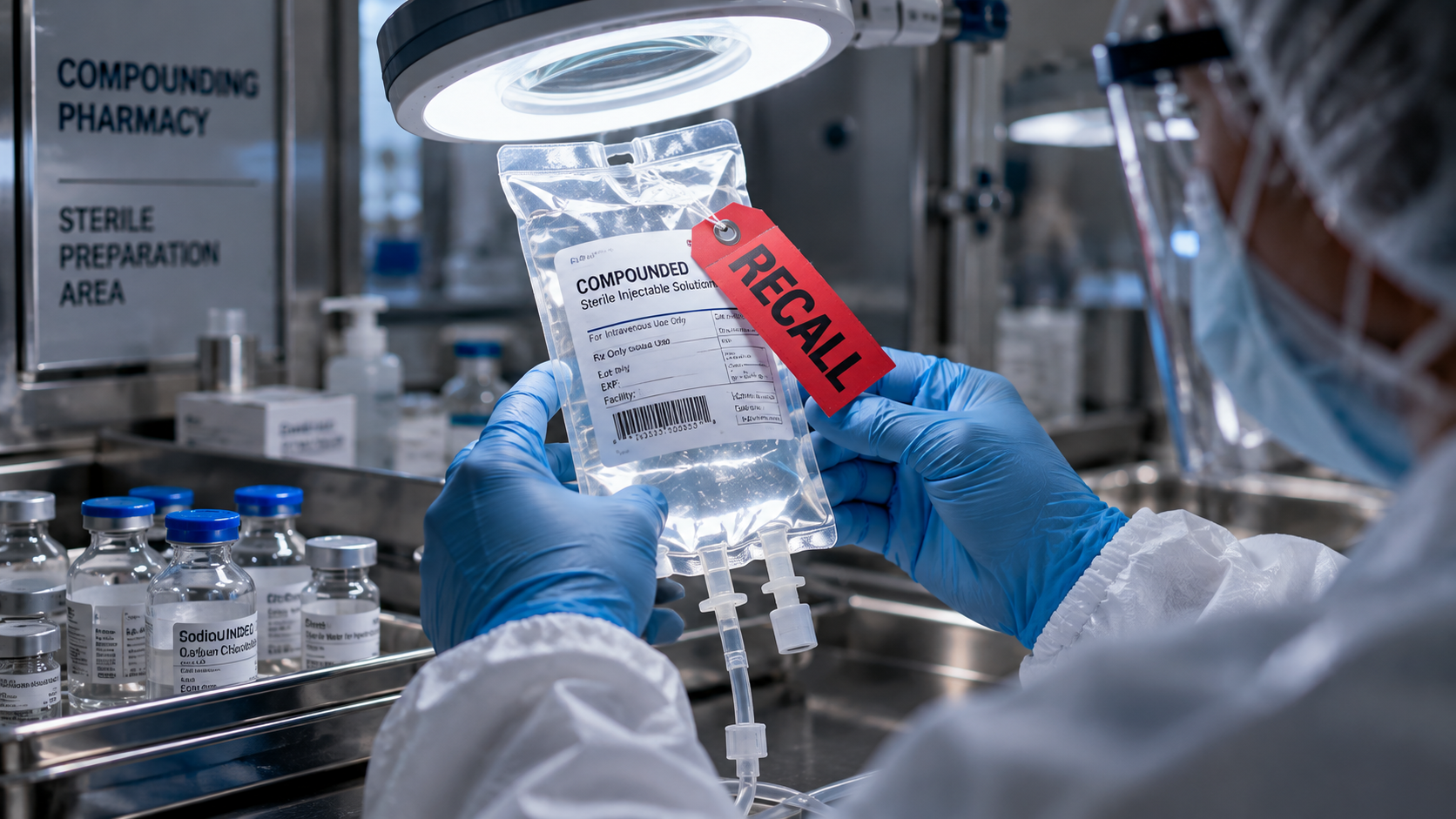 IV vitamin cocktails recalled nationwide for endotoxin. That’s a cleanroom failure, not a bad ingredient.